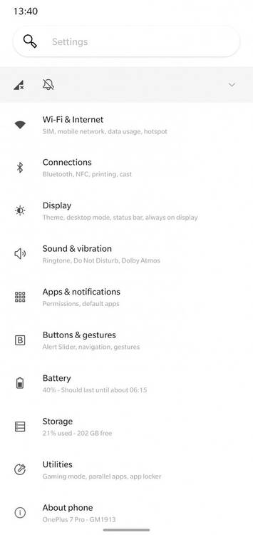 oneplus oxygenos