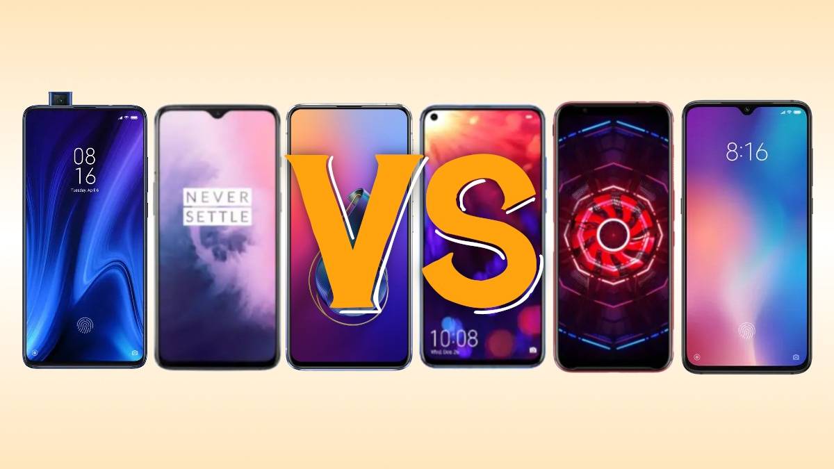 Redmi K20 Pro vs OnePlus 7 vs ASUS ZenFone 6 vs Honor 20 vs Red Magic 3 vs Xiaomi Mi 9