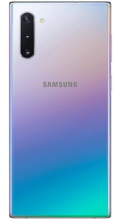 Note 10 Silver Back