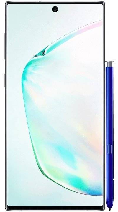 Note 10 Silver Front