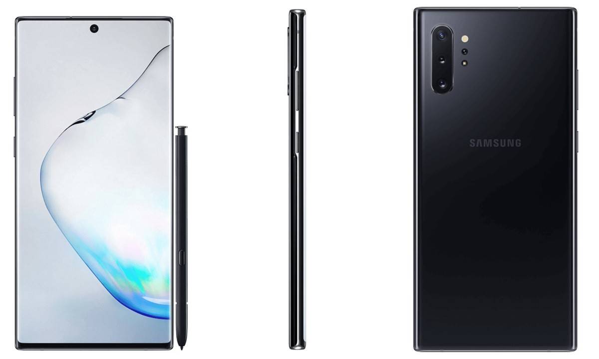 Samsung Galaxy Note 10+ in Aura Black