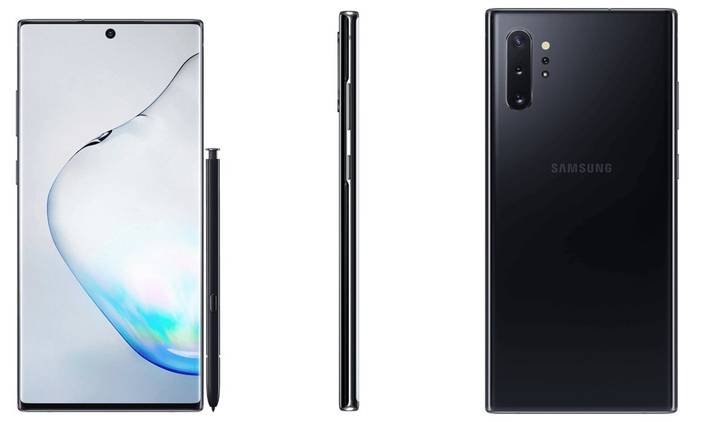 Samsung Galaxy Note 10+ in Aura Black