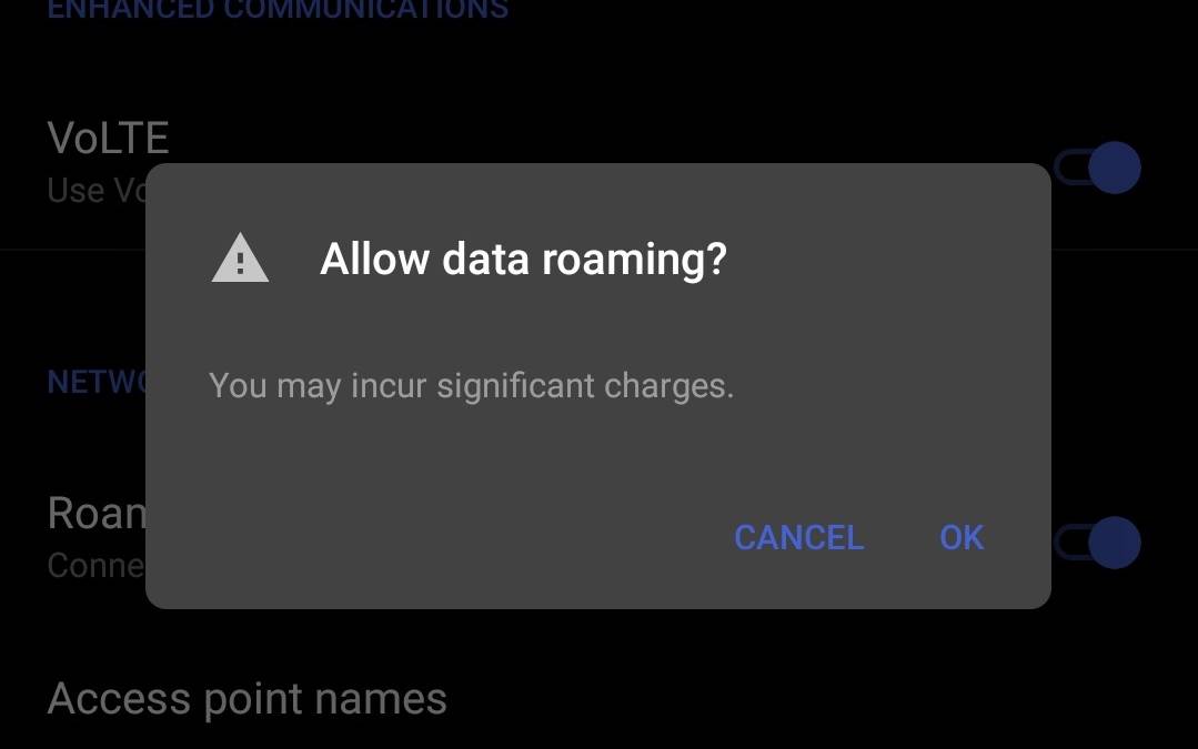 Android to add a data roaming notification warning so you won't get a ...