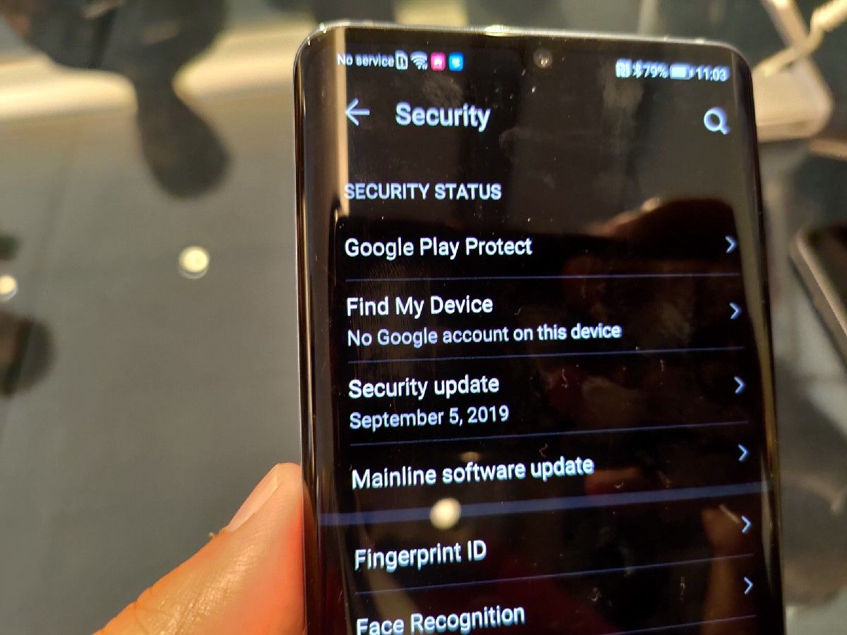 EMUI 10 based on Android Q on the Huawei P30 Pro