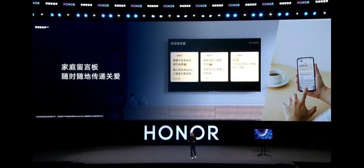 Harmony OS on the Honor Vision smart TV