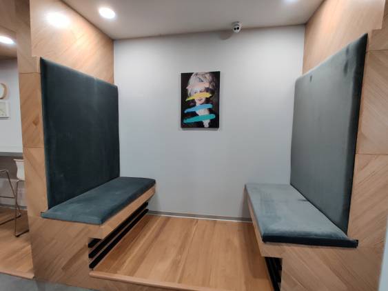 OnePlus India R&D Center in Hyderabad, showing leisure space