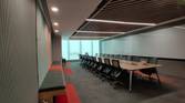OnePlus India R&D Center in Hyderabad, showing chairs and common working area