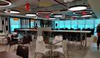 OnePlus India R&D Center in Hyderabad, showing cafeteria