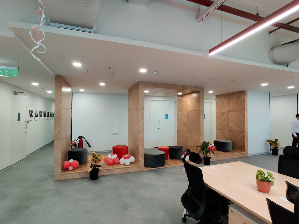 OnePlus India R&D Center in Hyderabad, showing leisure space