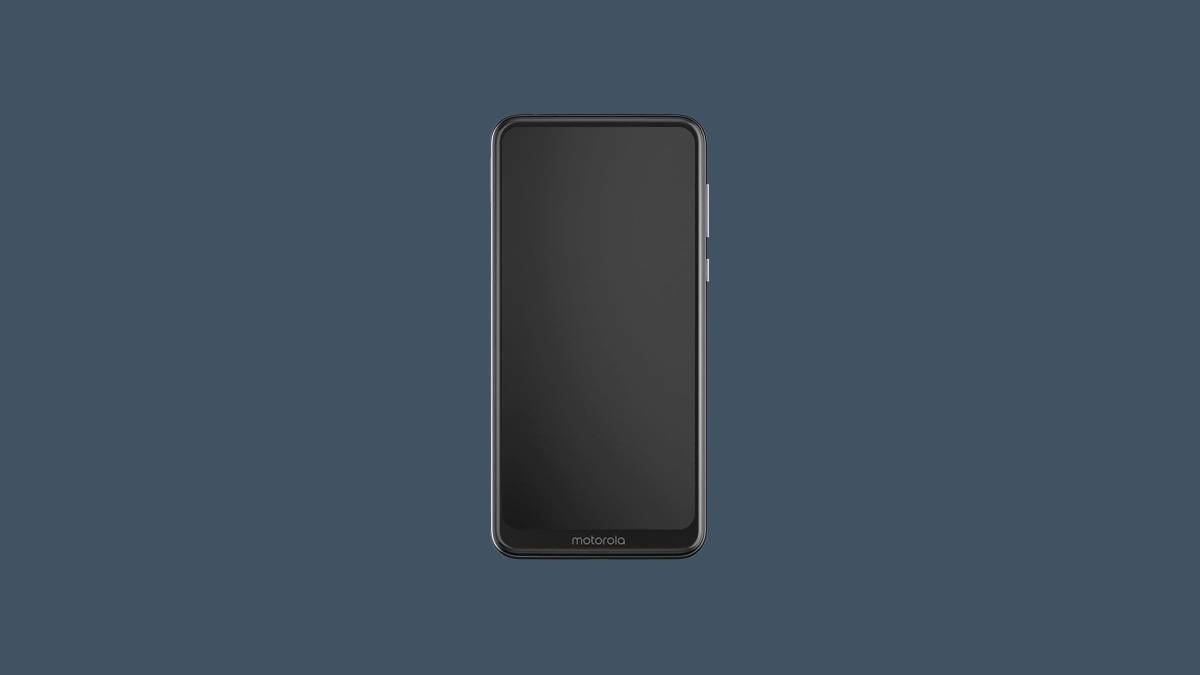 New Motorola phone with a notchless, fullscreen display leaks online
