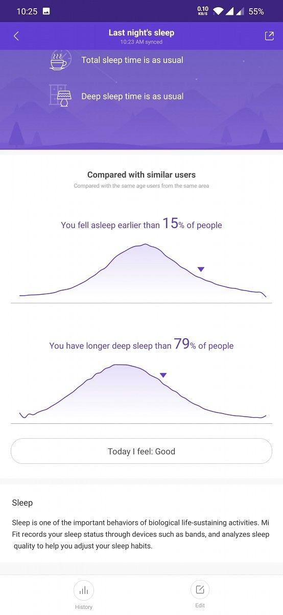 Mi Band 4 - Mi Fit - Sleep Tracking