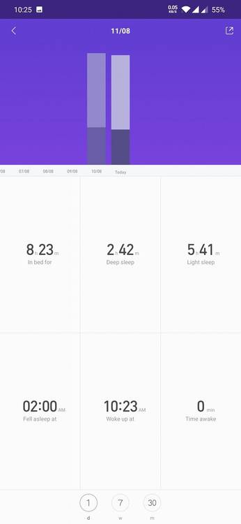Mi Band 4 - Mi Fit - Sleep Tracking