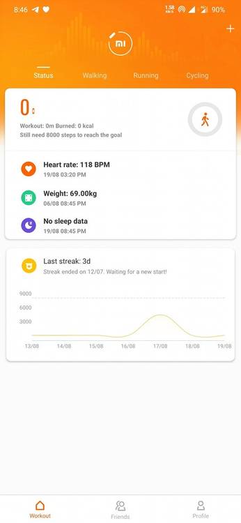 Mi Band 4 - Mi Fit - Activity Tracking