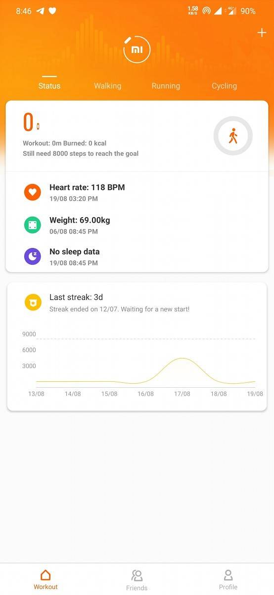 Mi Band 4 - Mi Fit - Activity Tracking