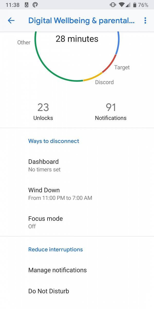 focus mode digital wellbeing