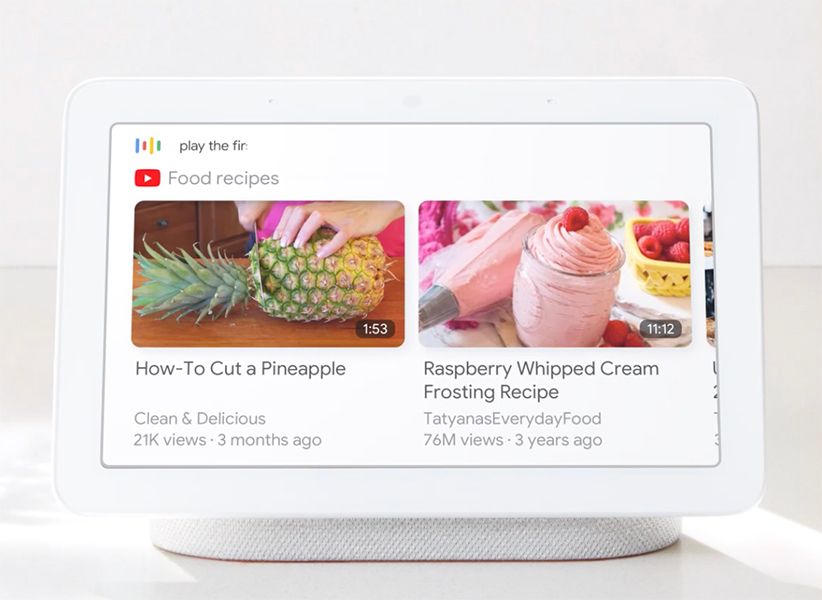 google home google nest hub