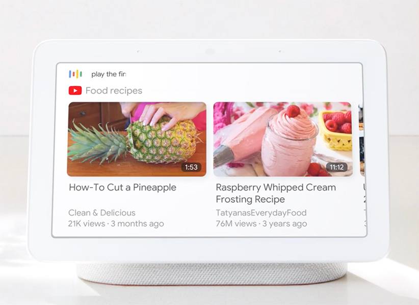 google home google nest hub
