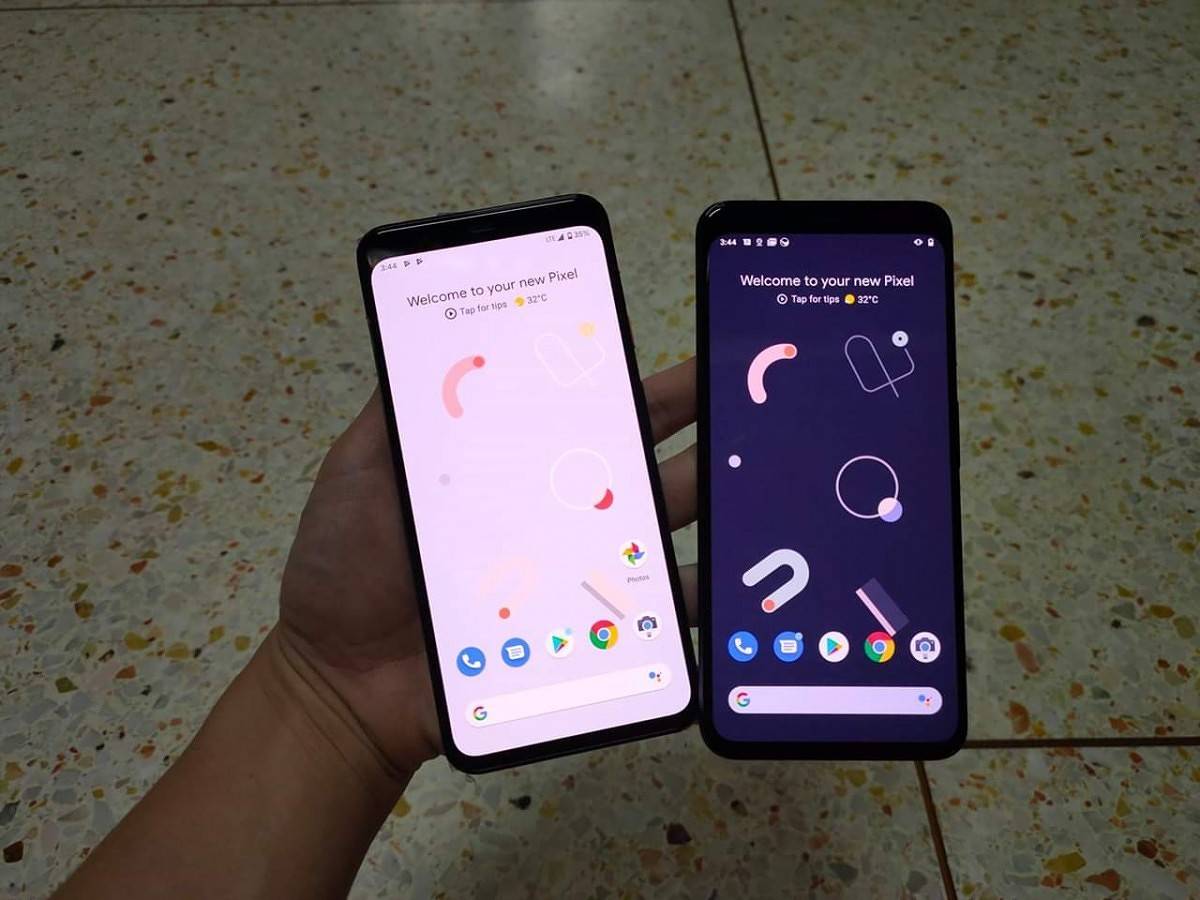 Google Pixel 4 White and Black