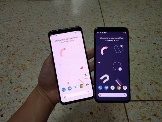 Google Pixel 4 White and Black