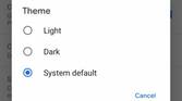 Gmail theme settings