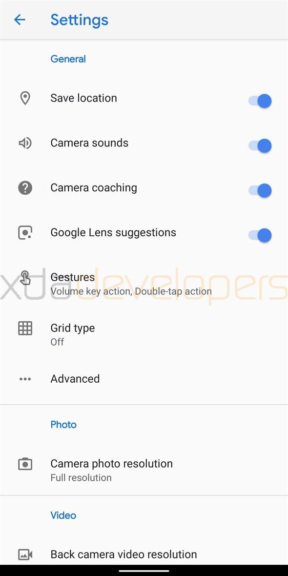 Google Camera 7.0 settings