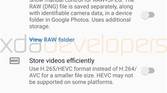 Google Camera 7.0 settings