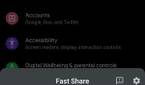 Android Fast Share file transfer