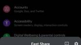 Android Fast Share file transfer