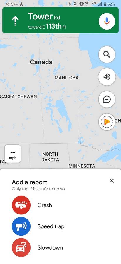 Google Maps reports