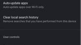 Google Play Store dark mode