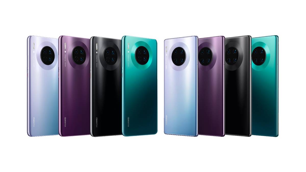 Huawei Mate 30 and Huawei Mate 30 Pro colors EMUI 10.1