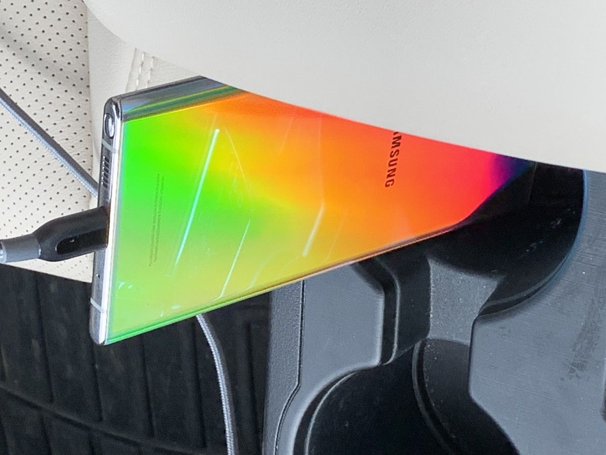 Samsung Galaxy Note 10 reflective back