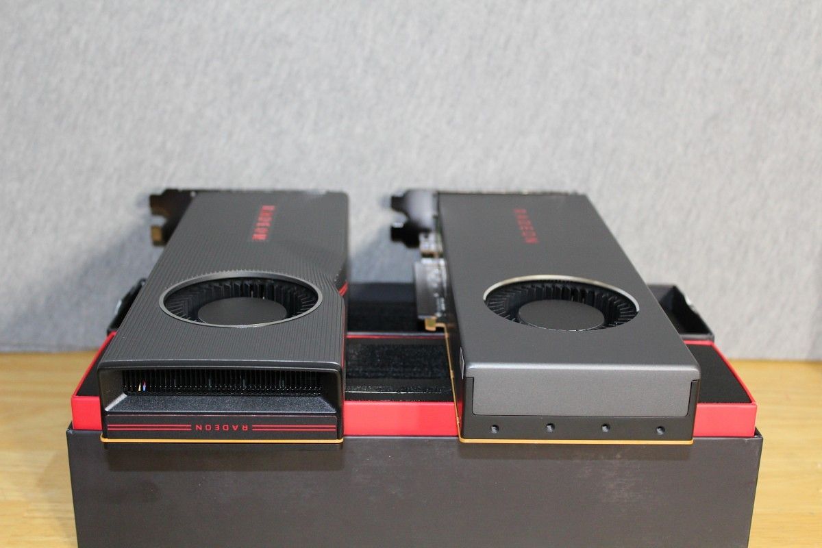 AMD Radeon RX 5700 side view