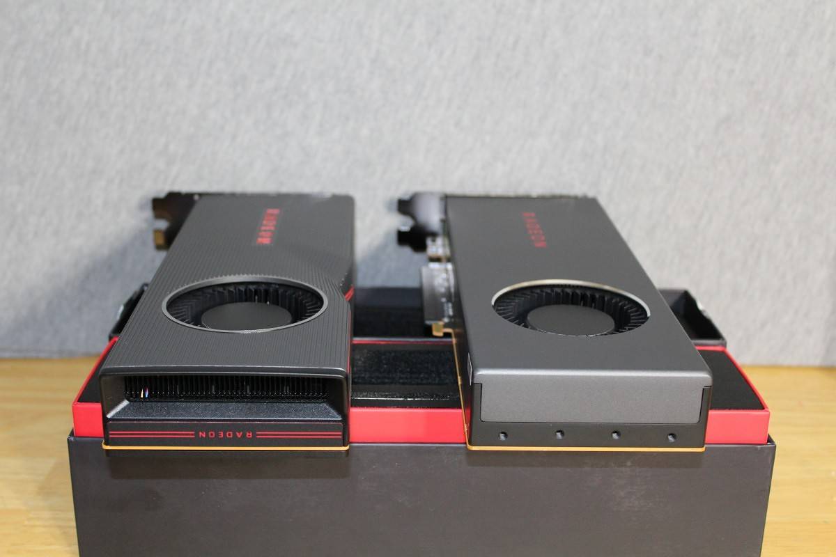 AMD Radeon RX 5700 side view