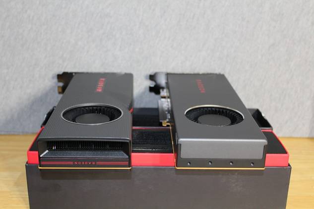 AMD Radeon RX 5700 side view