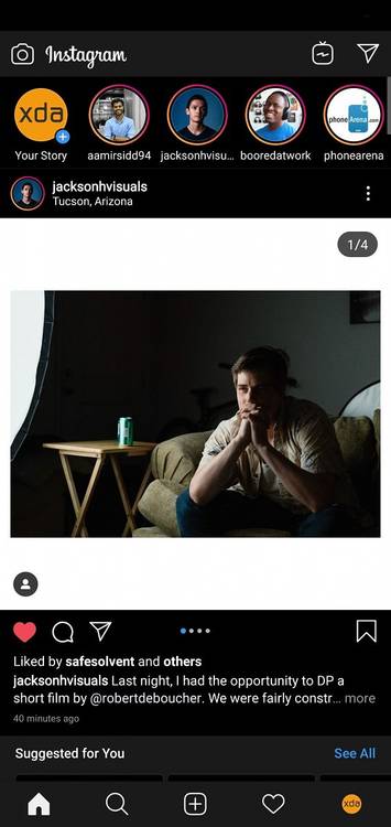 Instagram dark