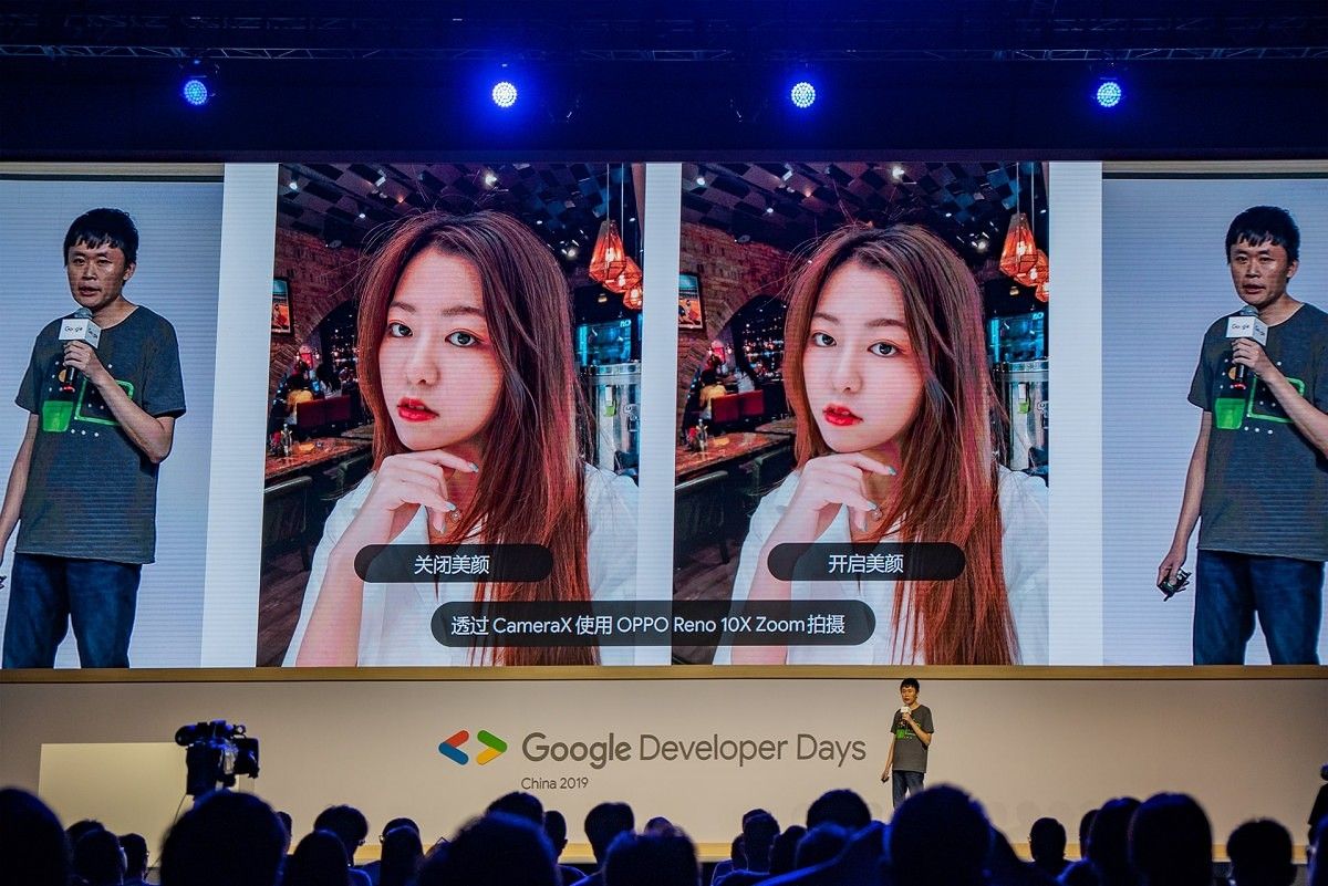 OPPO CameraX API announcement at Google Developer Days China