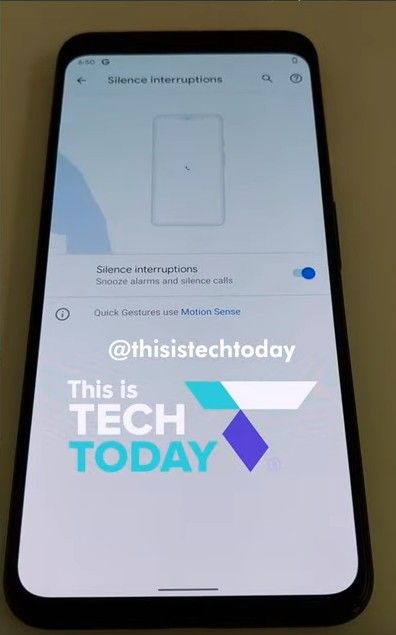 Google Pixel 4 Motion Sense gestures