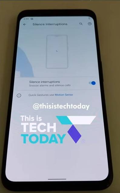 Google Pixel 4 Motion Sense gestures