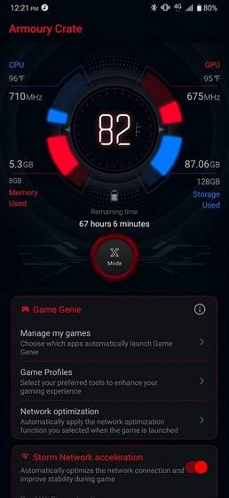 ASUS ROG Phone II Armoury Crate