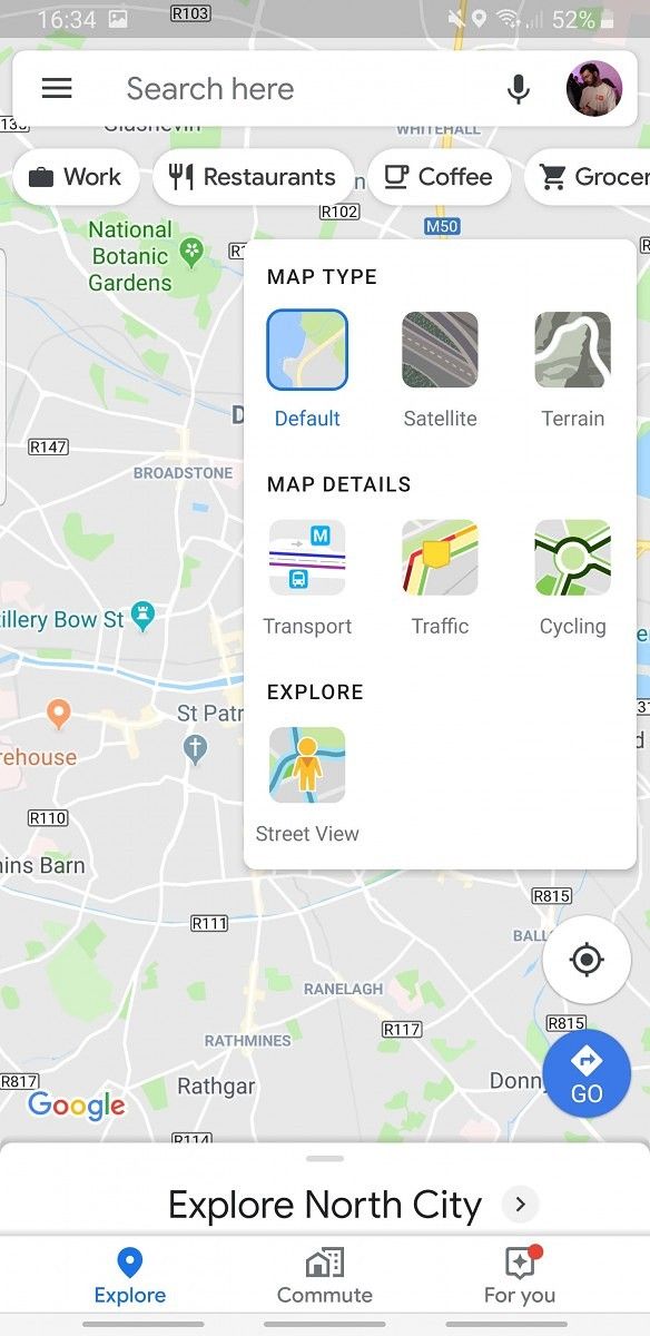 Google Maps Android Street View