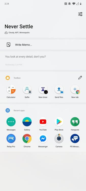 OxygenOS 10 on the OnePlus 7T