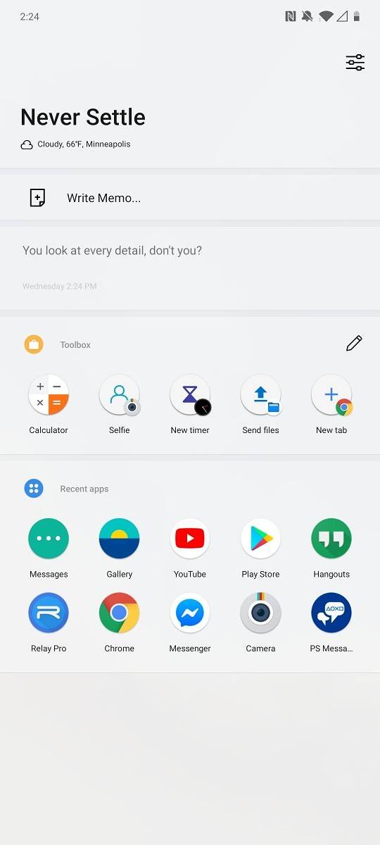 OxygenOS 10 on the OnePlus 7T