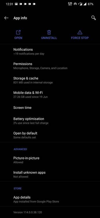 Instagram Dark Mode
