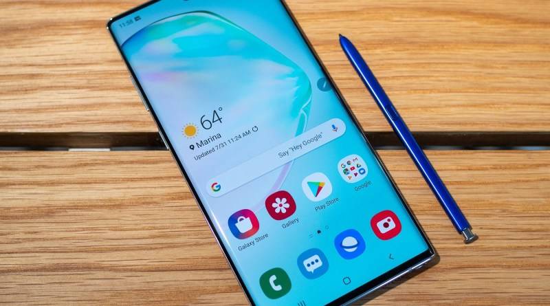 galaxy note 10 s pen sideactions