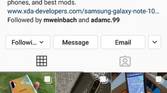 Dark mode Instagram Android 9 and older