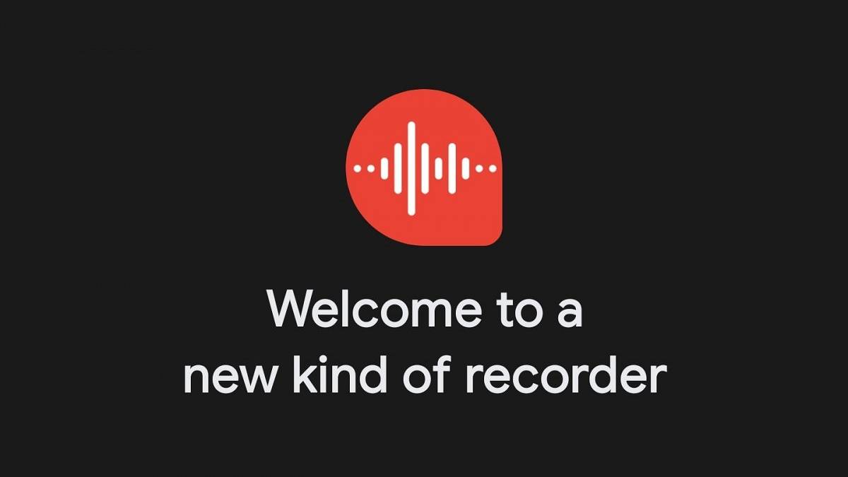 Google Recorder app for the Pixel 4