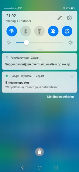 EMUI 10 based on Android 10 on the Huawei Mate 20 Pro