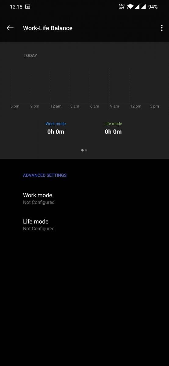 OxygenOS Work-Life Balance