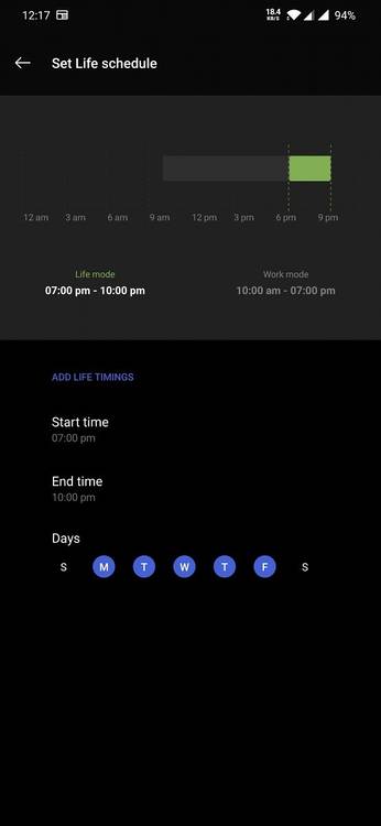 OxygenOS Work-Life Balance